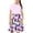 Multicolor, variant on JoyHoop Girls Short Sleeve Dresses Skater Twirly Stretch A-Line Toddler Casual Swing Dress