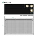 thumbnail image 6 of 5' x 37' Black Privacy Fence Screen Heavy Duty Windscreen Mesh Fencing Shade Fabric with Brass Grommets for Outdoor Fence Garden Patio Swimming Pool, 6 of 8