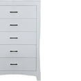 thumbnail image 2 of Benzara BM203270 Modern 5 Drawer Wooden Chest with Lift Top Storage, White, 2 of 3