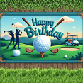 thumbnail image 6 of Golf Theme Birthday Banner Outdoor Sports Decorative Design for Birthday Party Event Celebration, 6 of 6