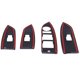 thumbnail image 3 of Cubierta del Panel del Interruptor de Ventana, Conveniente para iinstall, La Marco del Panel del Interruptor de Ventana para La Modificación del Automóvil para CX-3 CX3 2016-2021, 3 of 7