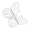 thumbnail image 6 of SOPOTUTU White Butterfly Floating Shelf Plastic Wall Mounted Storage Rack for Home Decor and Organization, 6 of 8