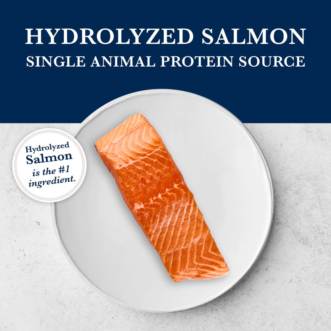 Blue Buffalo Natural Veterinary Diet HF Hydrolyzed Food Intolerance Dry Cat Food, Salmon
