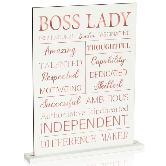 GROBRO7 Desktop Motivational Decor with Base,Inspirational Office Ornament, 1 Piece