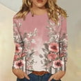 thumbnail image 2 of Holiday Scrubs Tops for Women Wedding Classic Fall T Shirt Short Sleeve Crop Linen, 2 of 5