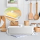 thumbnail image 4 of Mantequera de cocina con tapa sellada, soporte para , organización de cocina, caja de almacenamiento de queso para nevera, restaurante, Blanco, 4 of 8