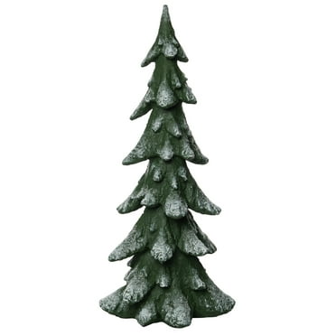 Transpac Resin 23.2 in. Green Christmas Artificial Tree Decor