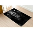 thumbnail image 5 of Stair Rugs, Office Rug, Old Monkey Poster Rugs, Indoor Rug, Old Monkey Rug, Animal Rug Non-Slip Carpet Rug, Animal Rug, Cute Rugs, Black Rug, 2.6'x4' - 80x120 cm, 5 of 8
