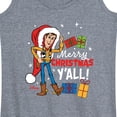 thumbnail image 3 of Toy Story - Merry Christmas Yall Woody - Women's Racerback Tank Top, 3 of 5