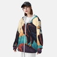 thumbnail image 3 of Fotbe Cartoon Iceberg Bald Eagle Chaqueta con Protección Solar UPF 50+ para Hombre y Mujer, Camisa con Capucha y Bolsillos-3X-Large, 3 of 7