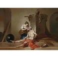 thumbnail image 3 of Januarius Zick 18x14 Black Modern Framed Museum Art Print Titled - Charity Roman, 3 of 5
