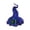 Blue, variant on Yfalhf Halloween Twistable Witch Hat for Women, Transformable Curved Pointed Wizard Hat with Flower Decoration, Shiny Fabric Party Hat for Masquerade Theme Party,Red