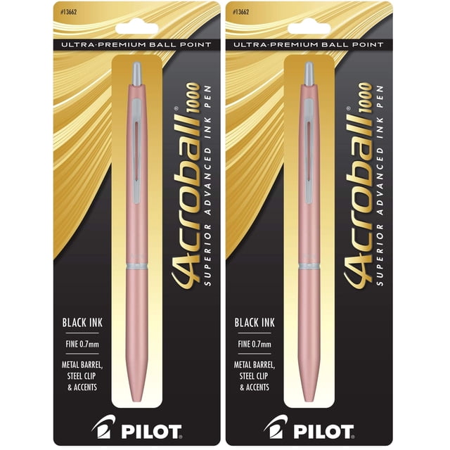 Bolígrafo PILOT Acroball 1000 punta fina tinta negra