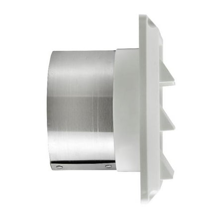 

Lambro 674W 4 in. White Plastic Fixed Louver Vent with 3 in. Pipe - Pack of 8