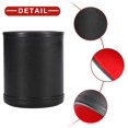 thumbnail image 3 of Cortador de dados de cuero, cortador de dados profesional, taza de dados de cuero insonorizada con 5 dados rojos, ideal para juegos de entretenimiento, bar, viajes, fiesta (negro), 3 of 5