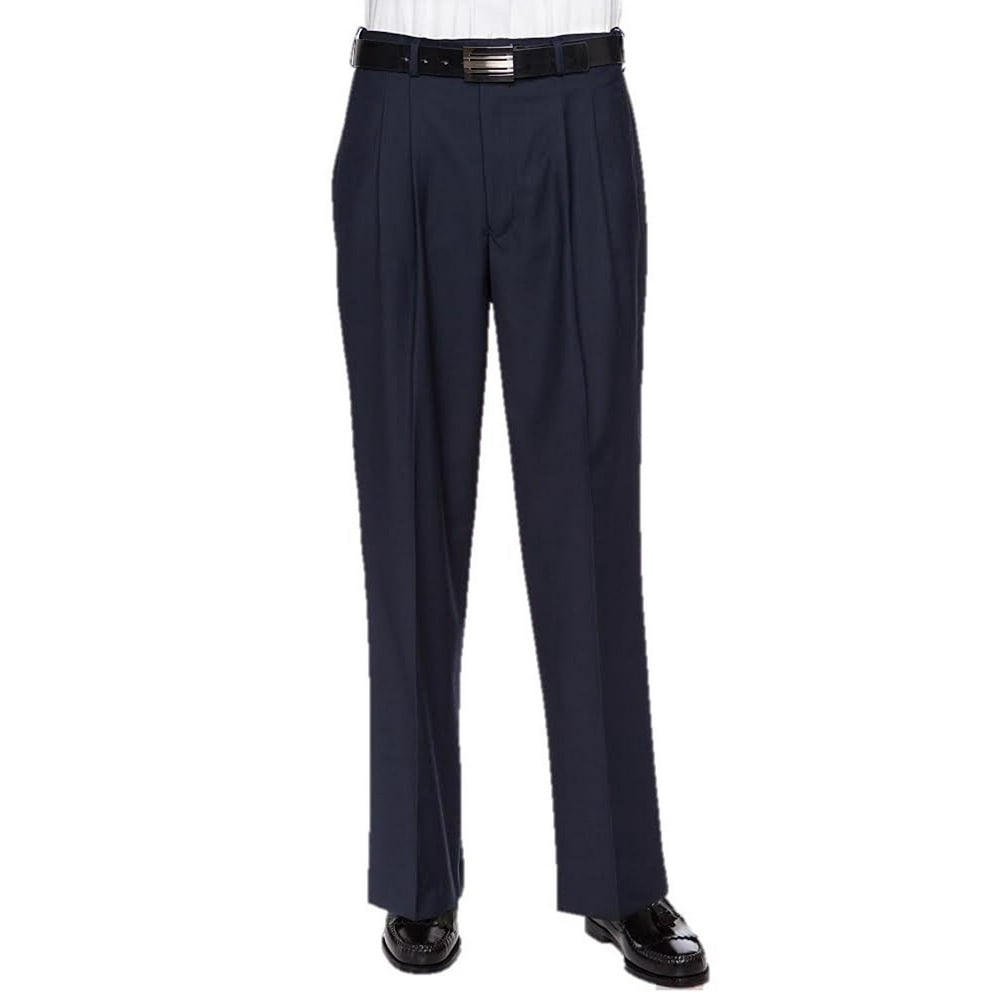 Giovanni Uomo Giovanni Uomo Mens Pleated Front Expandable Waist Dress