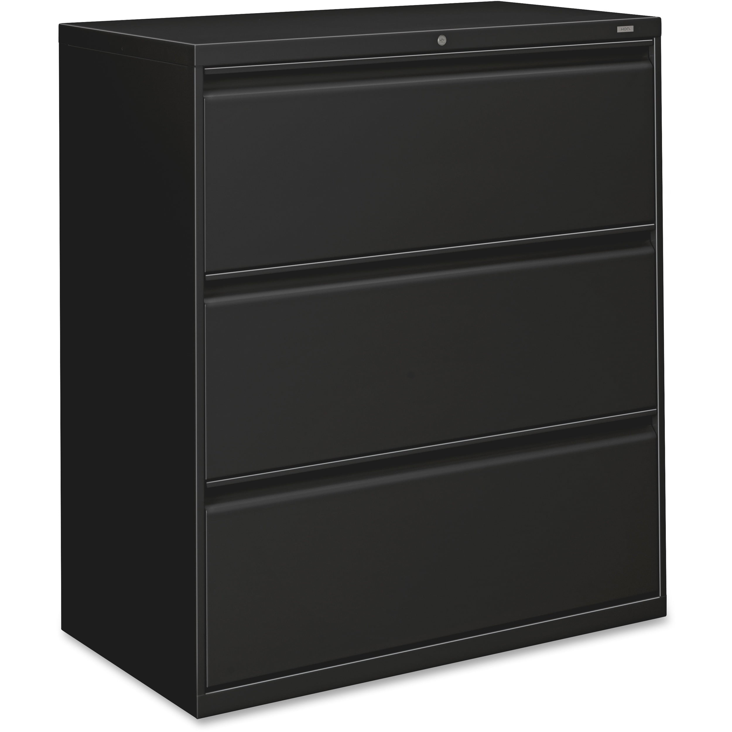 Hon 3 Drawer File Black Matttroy