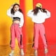 thumbnail image 1 of Ropa de Hip Hop para niños, ropa de calle para bailar, traje de baile de Jazz, sudadera recortada, camisa, 1 of 5