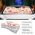 thumbnail image 4 of Kdxio Firefighter Icons Print Front Windshield Sun Shade,Folding Auto Sunshade for Car Truck SUV-Medium, 4 of 7