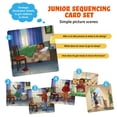 thumbnail image 2 of Spark Innovations Tarjetas de secuenciación Juegos de terapia del habla Terapia de autismo Sel Resolución de problemas Habilidades sociales Tarjetas ilustradas Esl Ell (Juego 2), 2 of 5