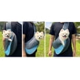 thumbnail image 4 of Pet Dog Sling Carrier 5.51-11 lbs, Breathable Mesh Adjustable Puppy Sling Carrier, Portable Dog Purse Slings for Outdoor Hiking Travel, Pet Crossbody Bag for Small Dog Cats, 4 of 8