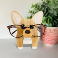 thumbnail image 6 of Corgi Shape Wooden Glasses Stand, Cute Pet Style Handmade Desktop Decoration Artwork, Functional Eyewear Holder For Home Office, 6 of 8