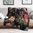 thumbnail image 6 of Callum Turner Blanket Super Soft Throw Blanket Silky Flannel Lightweight for Sofa, Bed Blanket All Season Use 30""*40""（76 * 100cm）, Style, 6 of 6