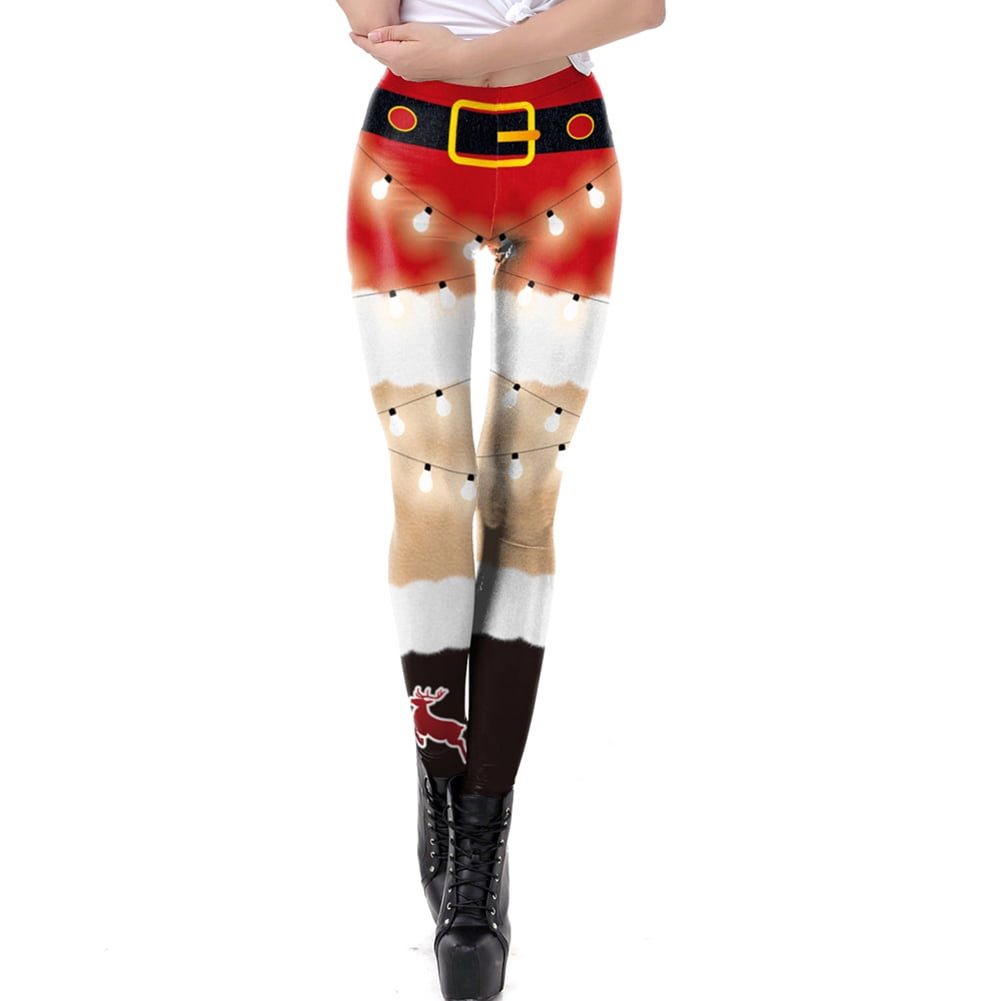 Winnereco Women Xmas Deer 3D Print 