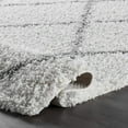thumbnail image 3 of nuLOOM Tapis moderne Doux et Moelleux Treillis en Peluche, 3 of 9
