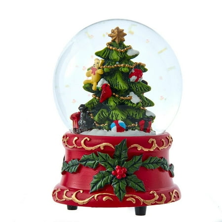 UPC 086131638657 product image for 5.5  Wind Up Christmas Tree Musical Snow Globe | upcitemdb.com