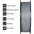 thumbnail image 6 of Geeetech PLA 3D Printer Filament 1.75mm Grey, Dimensional Accuracy +/-0.03mm, 1kg (2.2lbs) , 1080 Feet （330m）per Roll, Vacuum Packaging, Toughness Enhanced, Fit for Most 3D FDM Printer, 6 of 6