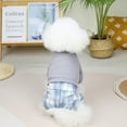 thumbnail image 4 of 2022 Couple Suit Wool Fabric Fashion Sweater Skirt Pants Suit Small Dog Cat Clothes Pet Clothes skirt S, 4 of 9