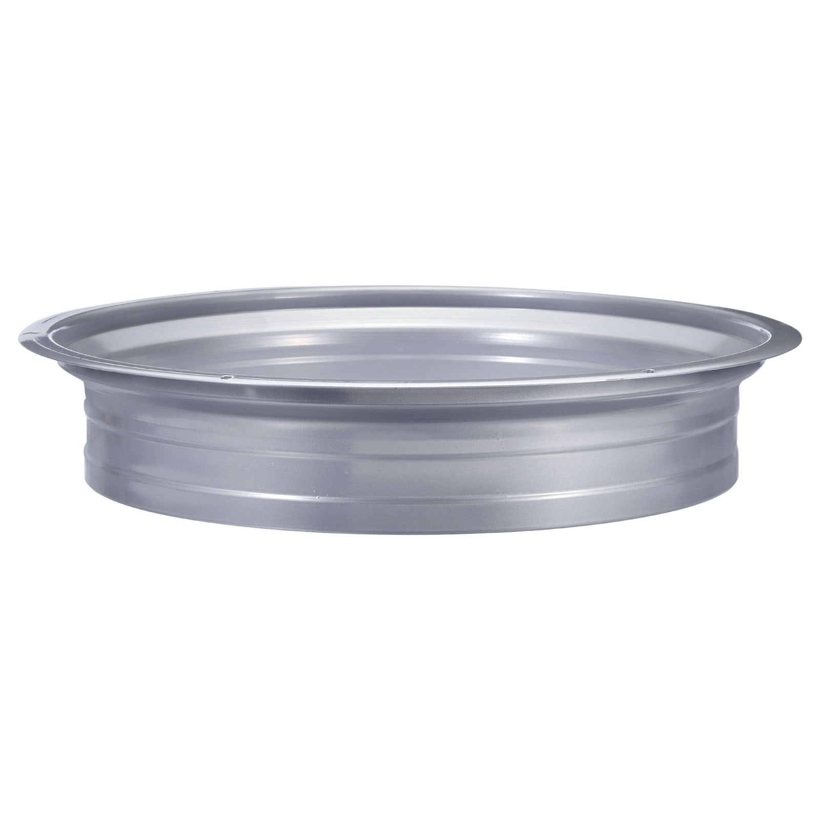 Unique Bargains Duct Connector Flange, Metal Straight Pipe Flange Round Ventilation Duct