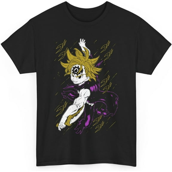 Meliodas Shirt Anime Dragon Manga Graphic Deadly Sins of Wrath Streetwear Aesthetic Unisex T-Shirt