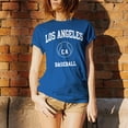 thumbnail image 2 of Los Angeles Classic Baseball Arch Basic Cotton T-Shirt - 2X-Large - Royal, 2 of 6