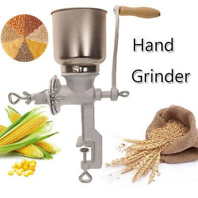 

Goorabbit Hand Grain Grinder Cast Iron Manual Corn Grain Grinder Mill Cast Iron Hand Crank Manual Coffee Grinder with Large Hopper for Bean Rice Coco Pepper Grains Nuts