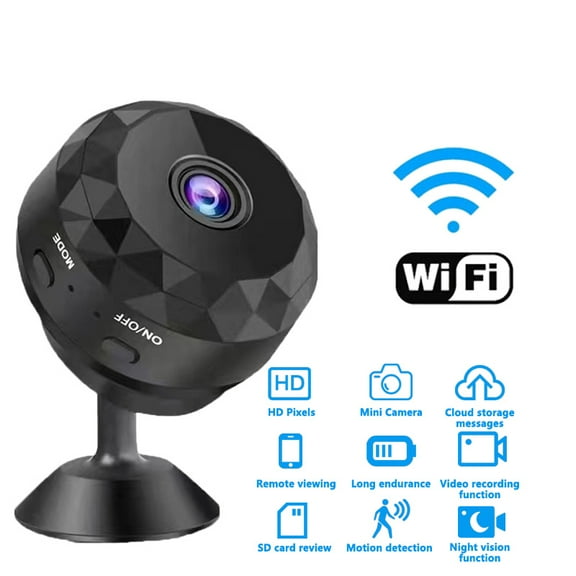 1080P HD WiFi Baby Monitor Camera – Rechargeable Mini Security Camera With Night Vision, Two-Way Audio & Motion Detection For Home, Baby & Pet Monitoring