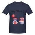thumbnail image 4 of Bingfone Happy Independence Day Gnome Men'S Loose Fit Short-Sleeve Pocket T-Shirt, 4 of 7