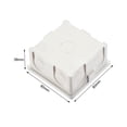 thumbnail image 2 of Unique Bargains Wall Switch Box Electrical Outlet Flush Mount 86 Type Single Gang White 10pcs, 2 of 3