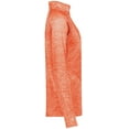 thumbnail image 5 of Holloway Sportswear 3XL Womens Electrify Coolcore® 1/2 Zip Pullover Orange Heather 222774, 5 of 5