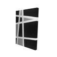 thumbnail image 1 of Formes Abstraites Noir et Blanc - Toile 24"x36 Pouces - Impression à la Demande, 1 of 5
