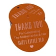 thumbnail image 1 of Inkdotpot Rose Gold Foil Paper Hang Tags Thank You For Celebrating The Mother To Be Baby Shower Favor Tags 50 Pieces, 1 of 7