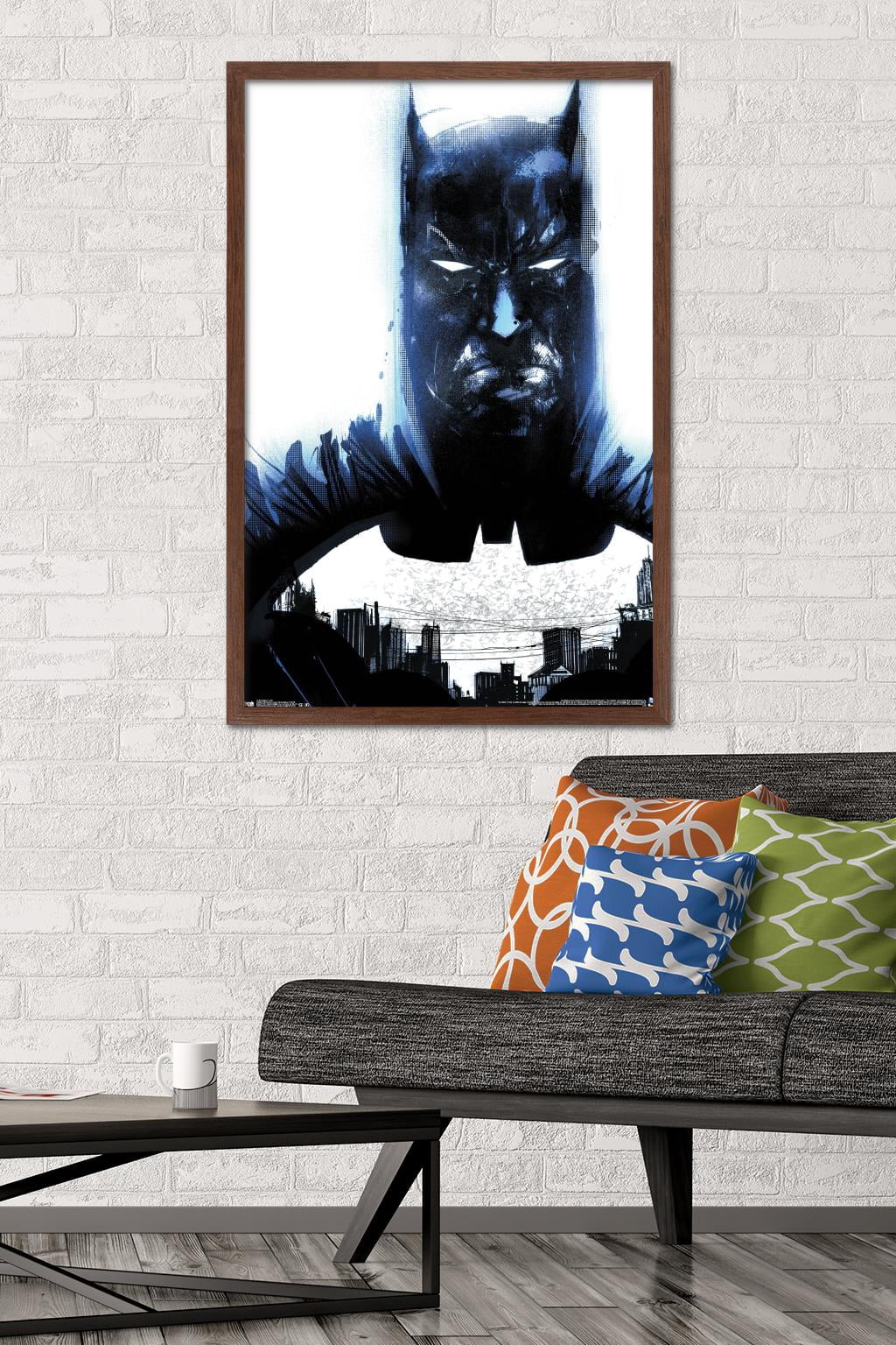 DC Comics - Batman - City Wall Poster, 22.375" x 34", Framed