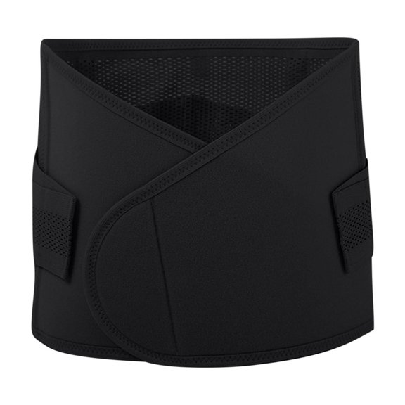 ZQUUVOU Women's Waist Trainer Belt Tummy Control Abdominal Binder Post Surgery Shapewear Sweat Wrap Sport Fitness Back Support Black