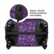 thumbnail image 2 of Balery Purple Glitter Funda de equipaje, fundas para maletas, elástica, lavable, protector de maletas, compatible con maletas de 18 a 32 pulgadas-X-Large, 2 of 7