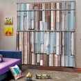 thumbnail image 4 of Curtain with Sea View Pattern Curtains Decoration Drape Unfading Printed Machine Washable, 4 of 9