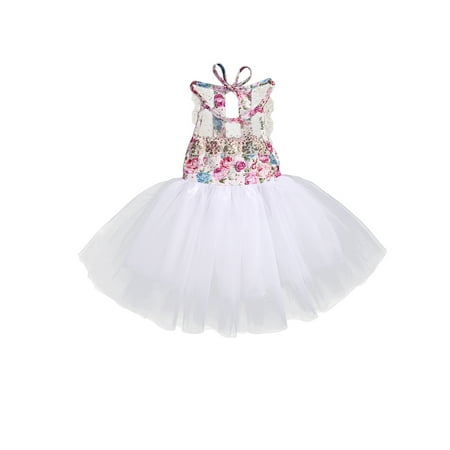 

Cute Baby Kids Flower Girl Tulle Tutu Cake Dress Party Bridesmaid Dress Sundress