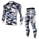 thumbnail image 2 of Qarigey Ropa interior térmica masculina Traje de compresión Calzoncillos largos Invierno Deportes al aire libre Función Ropa de entrenamiento Fitness conjuntos de ropa Gris SG Qarigey AP013677-01, 2 of 6