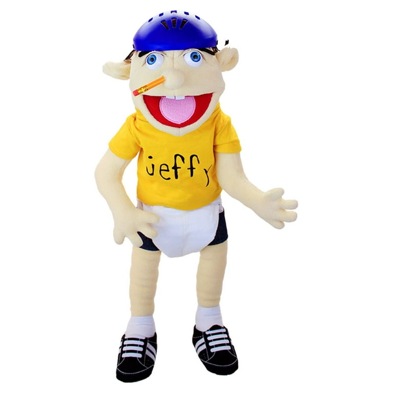 Jeffy Plush Toys Cosplay Boy Jeffy Puppet Soft Stuffed Doll Kids