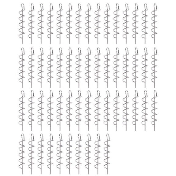 50Pcs Fish Hook Spring Baits Feeder Lures Accessories Fishbait Feeder High Carbon Steel Fishing Tackle Gear Part